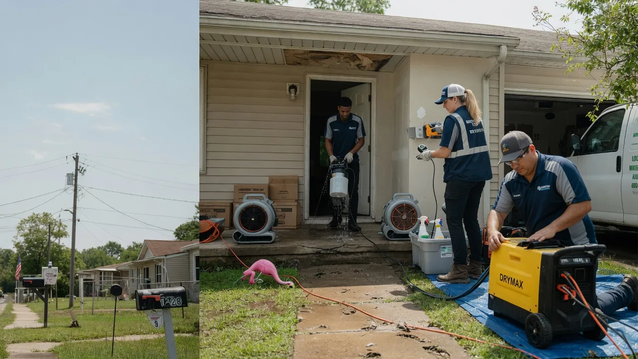 Storm Damage Water Removal in Racine, MO near me